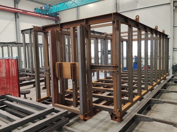 Steel structure assembly
