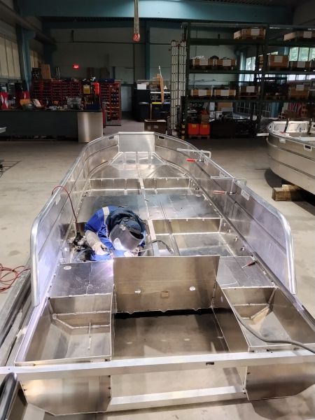 Steel fabrication shop